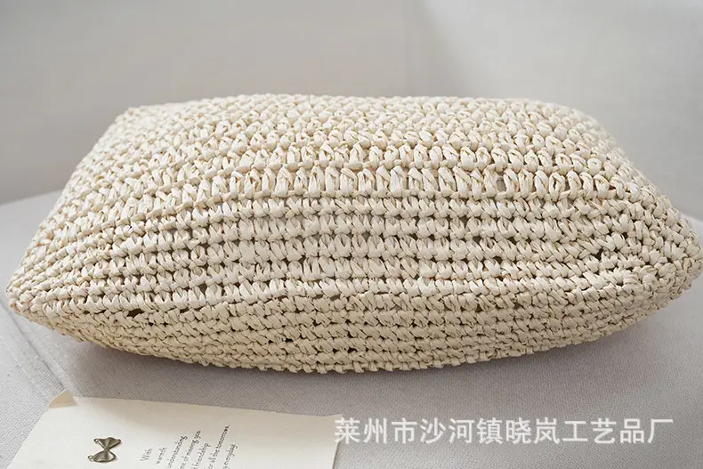 2024 Vintage Woven Straw Handbag Large Capacity — feature 11