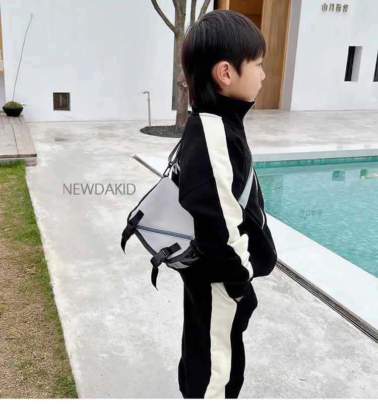 Japanese Crossbody Bag for Boys Large Capacity Green — feature 8