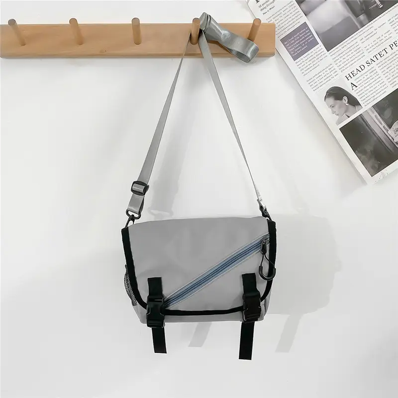 Japanese Crossbody Bag for Boys Large Capacity Green - Image 2