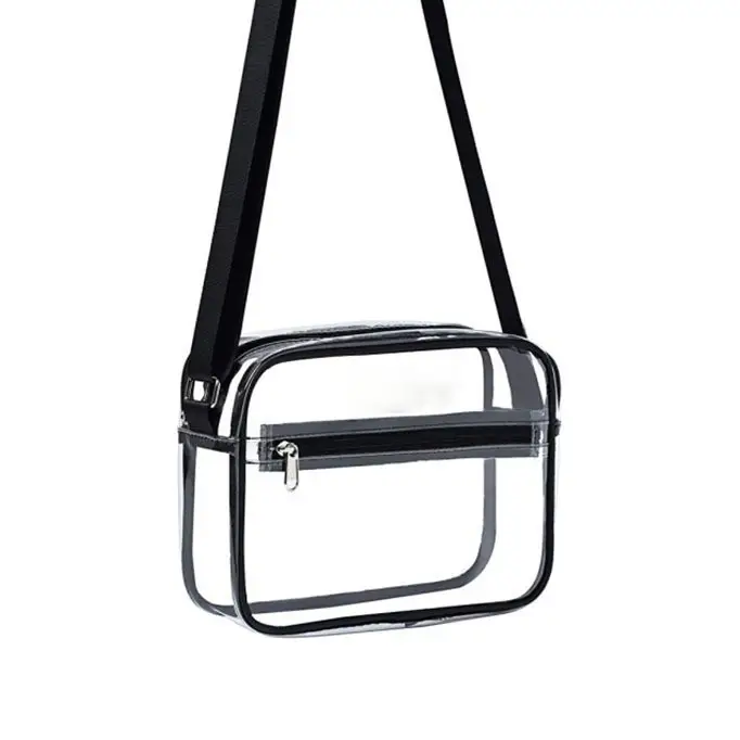 Transparent Messenger Bag for Men Women Waterproof Adjustable - Image 2