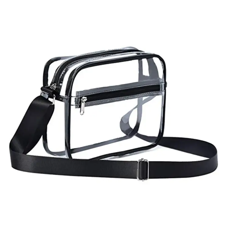 Transparent Messenger Bag for Men Women Waterproof Adjustable - Image 5