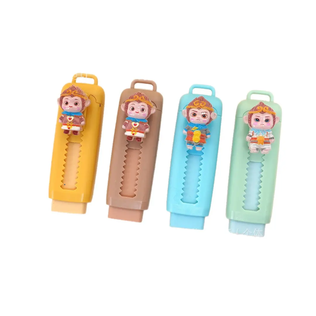 Sun Wukong Eraser Cute Cartoon Puzzle Fun Creative Eraser Easy Eraser Less Scrap Student Exam Drawing Special - Image 6