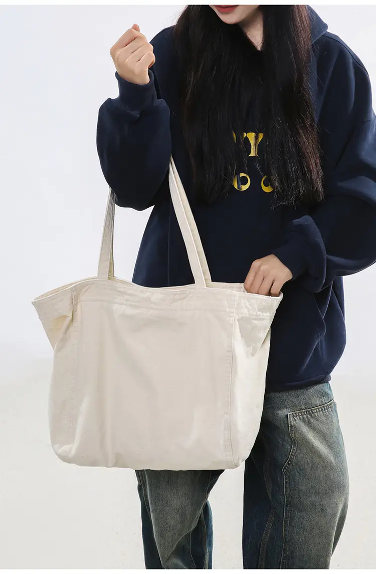 Cross-border Canvas Shoulder Bag for Women — feature 13