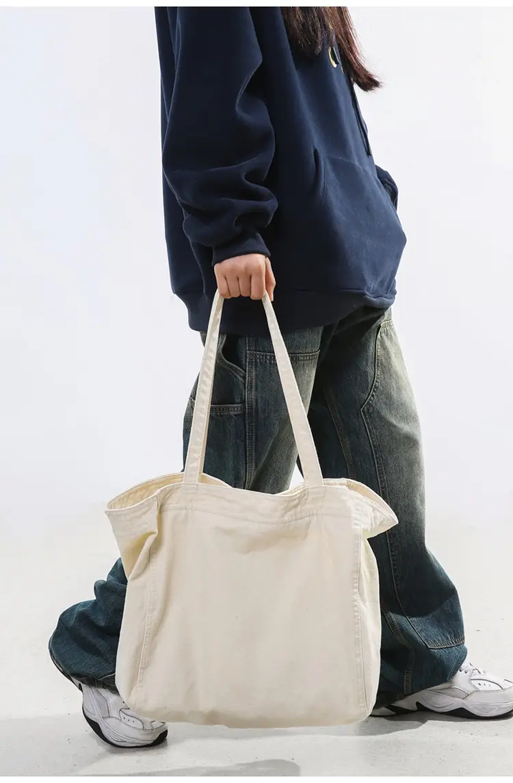 Cross-border Canvas Shoulder Bag for Women — feature 14