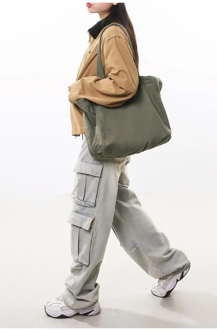 Cross-border Canvas Shoulder Bag for Women — feature 16