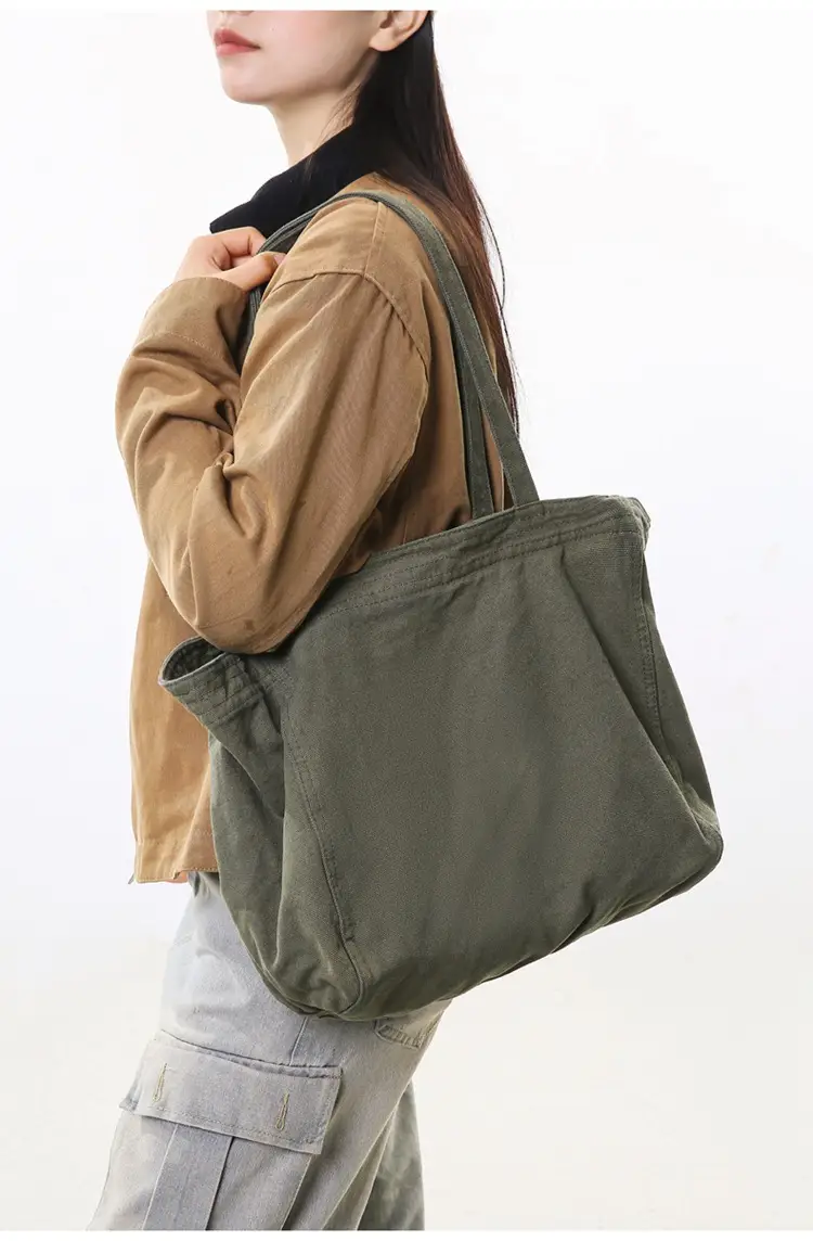 Cross-border Canvas Shoulder Bag for Women — feature 17