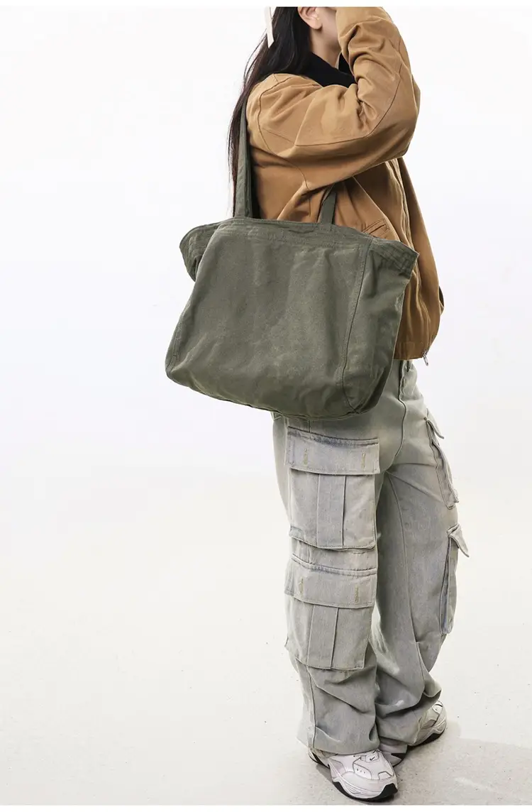 Cross-border Canvas Shoulder Bag for Women — feature 18