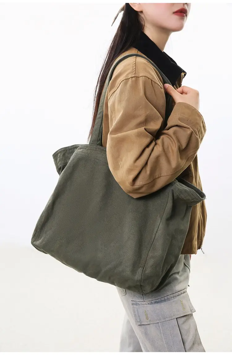Cross-border Canvas Shoulder Bag for Women — feature 20