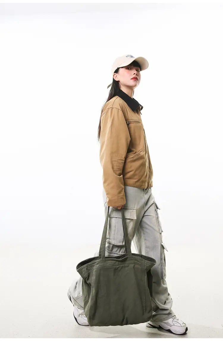 Cross-border Canvas Shoulder Bag for Women — feature 21