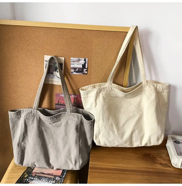 Cross-border Canvas Shoulder Bag for Women — feature 23