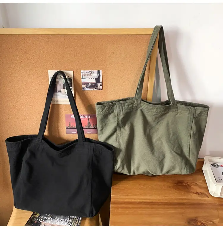 Cross-border Canvas Shoulder Bag for Women — feature 24
