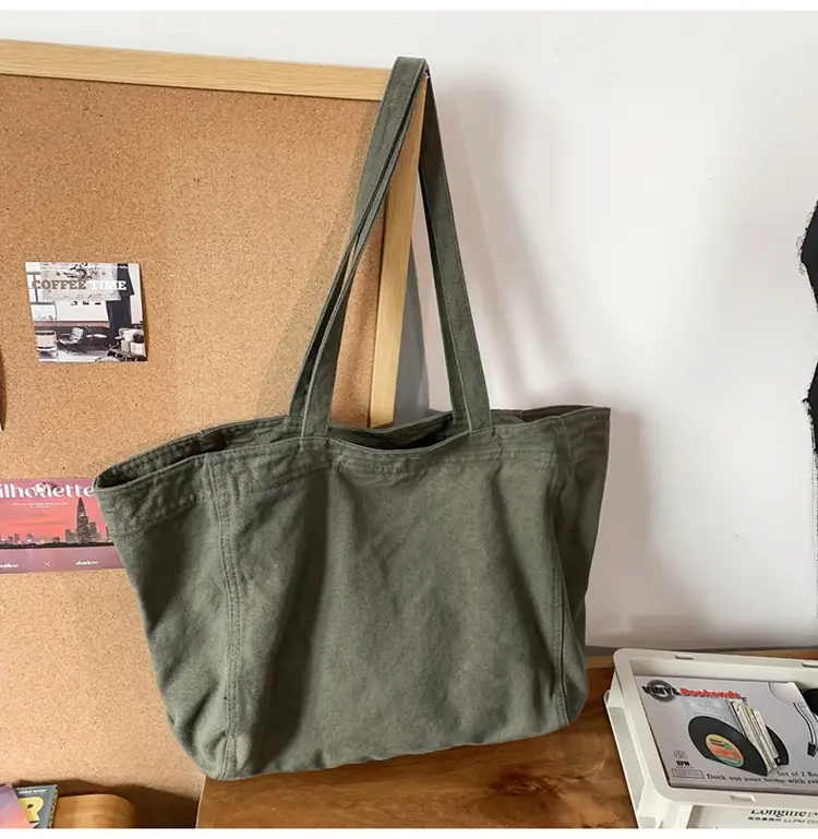 Cross-border Canvas Shoulder Bag for Women — feature 33