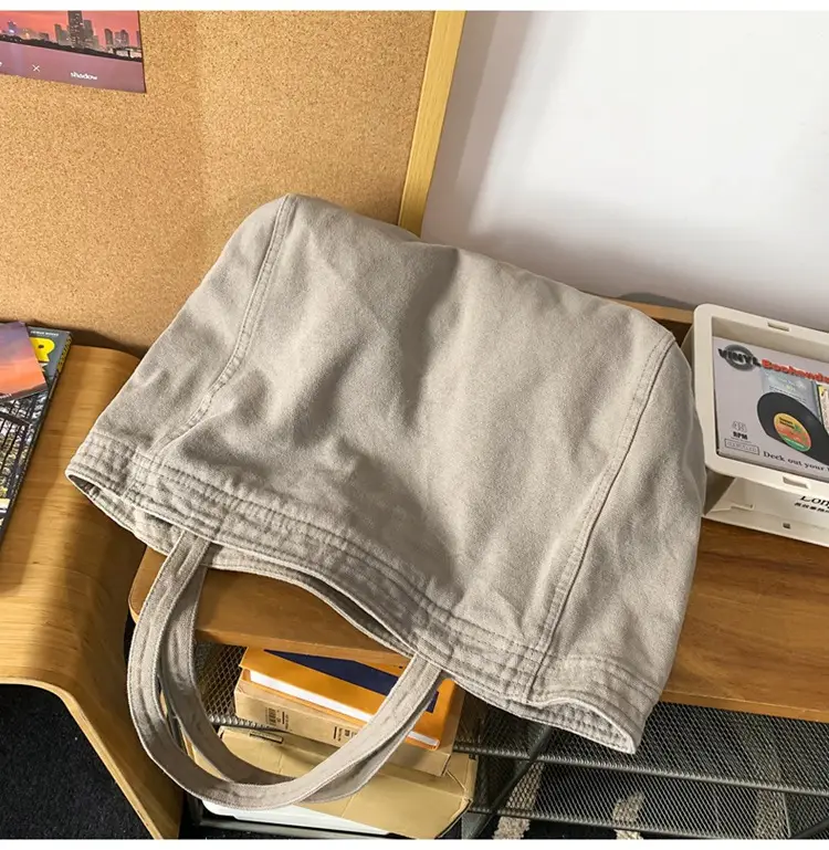Cross-border Canvas Shoulder Bag for Women — feature 34