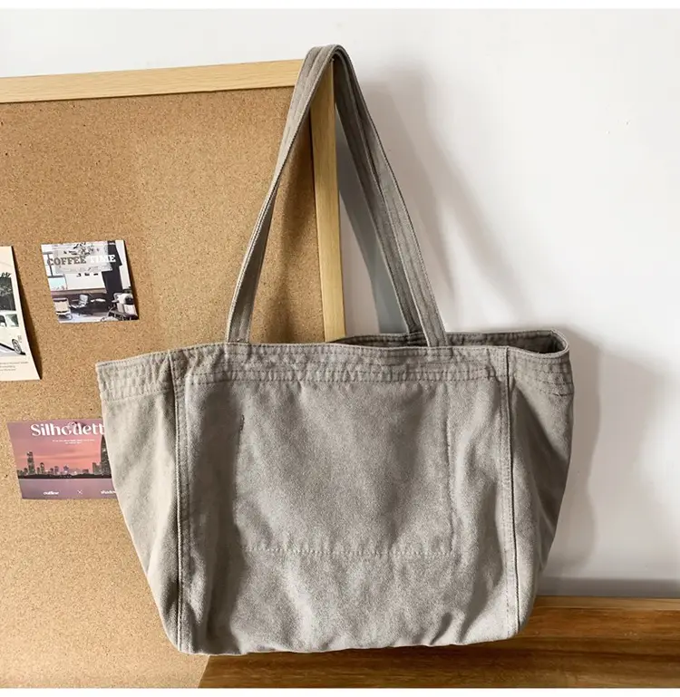 Cross-border Canvas Shoulder Bag for Women — feature 37