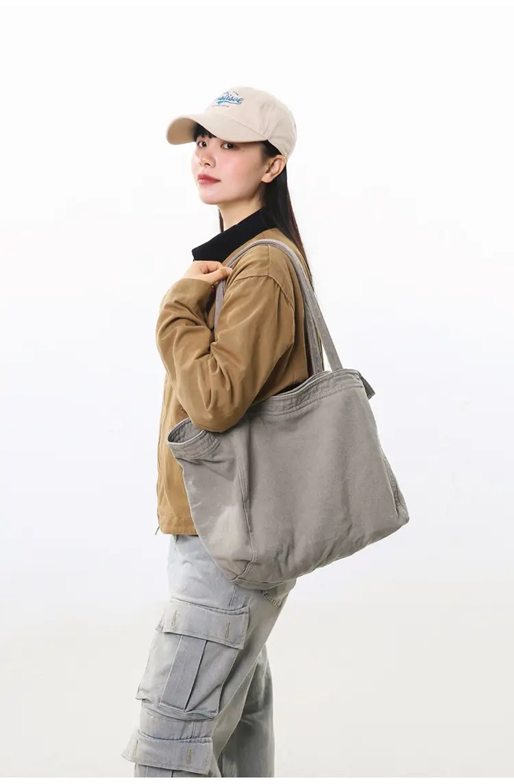 Cross-border Canvas Shoulder Bag for Women — feature 6