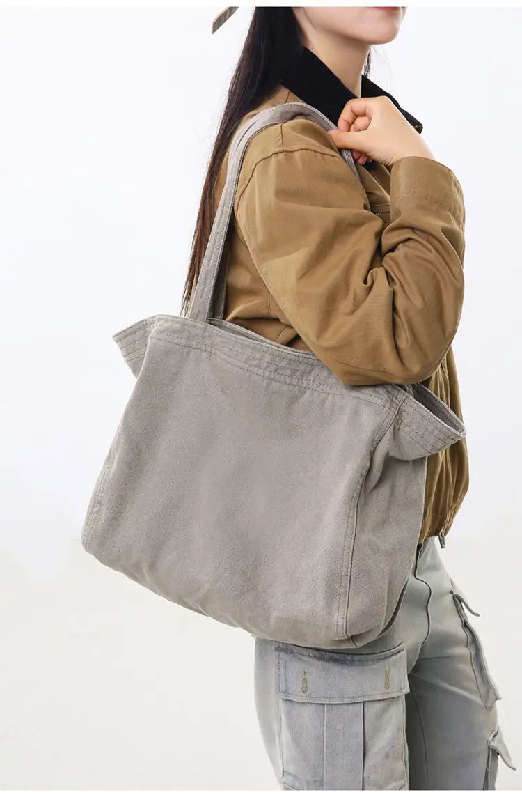 Cross-border Canvas Shoulder Bag for Women — feature 8