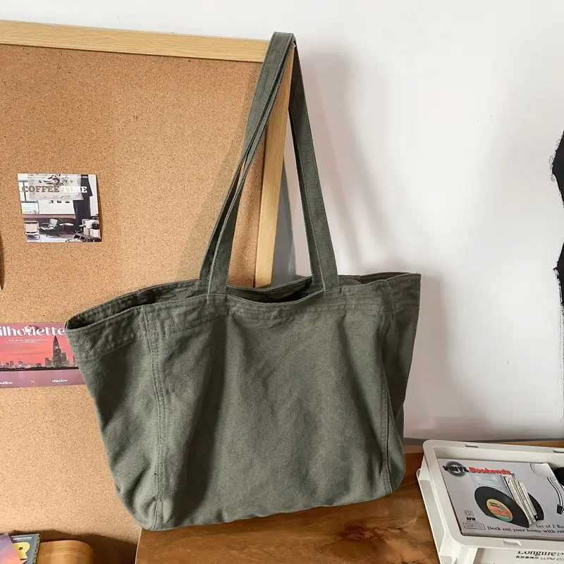 Cross-border Canvas Shoulder Bag for Women - Image 3