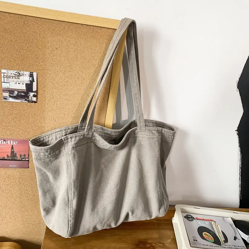 Cross-border Canvas Shoulder Bag for Women - Image 4