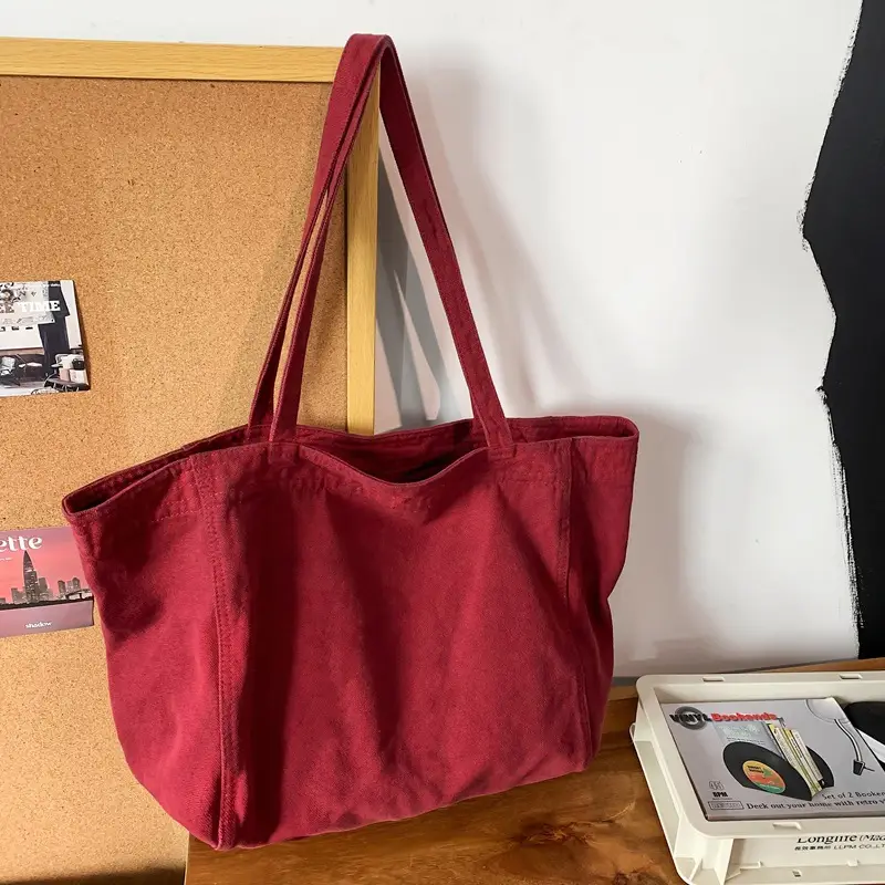 Cross-border Canvas Shoulder Bag for Women - Image 5