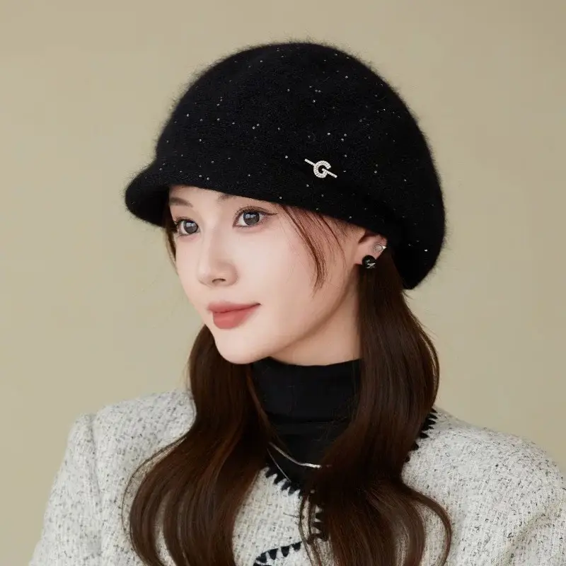 Knitted Wool Hat for Women Winter Warm Cap - Image 4