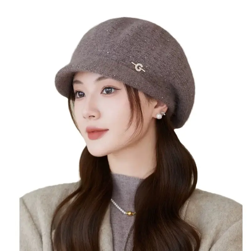 Knitted Wool Hat for Women Winter Warm Cap - Image 6