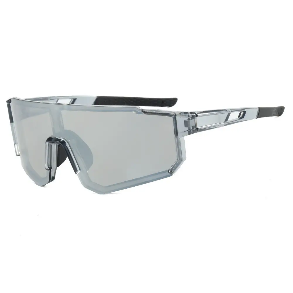 Color-Changing Windproof Cycling Sunglasses White Blue