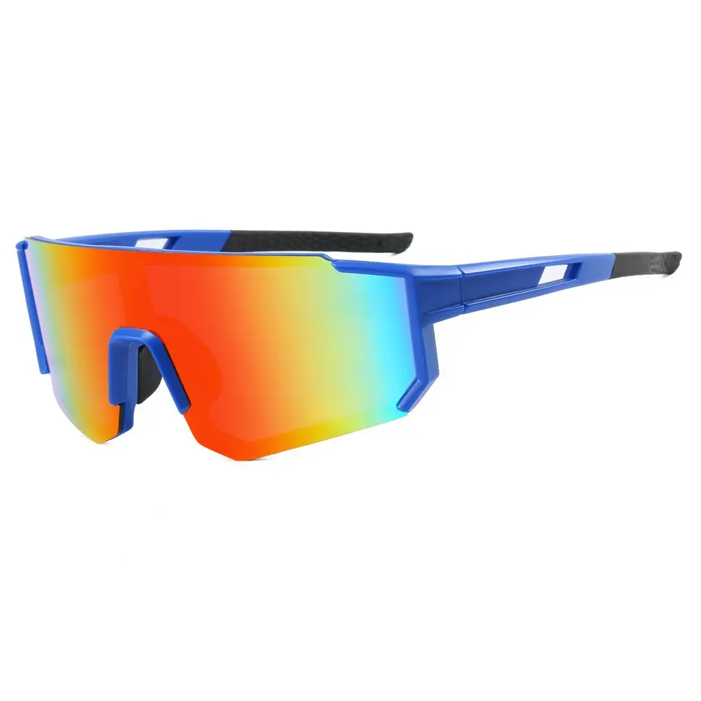 Color-Changing Windproof Cycling Sunglasses White Blue