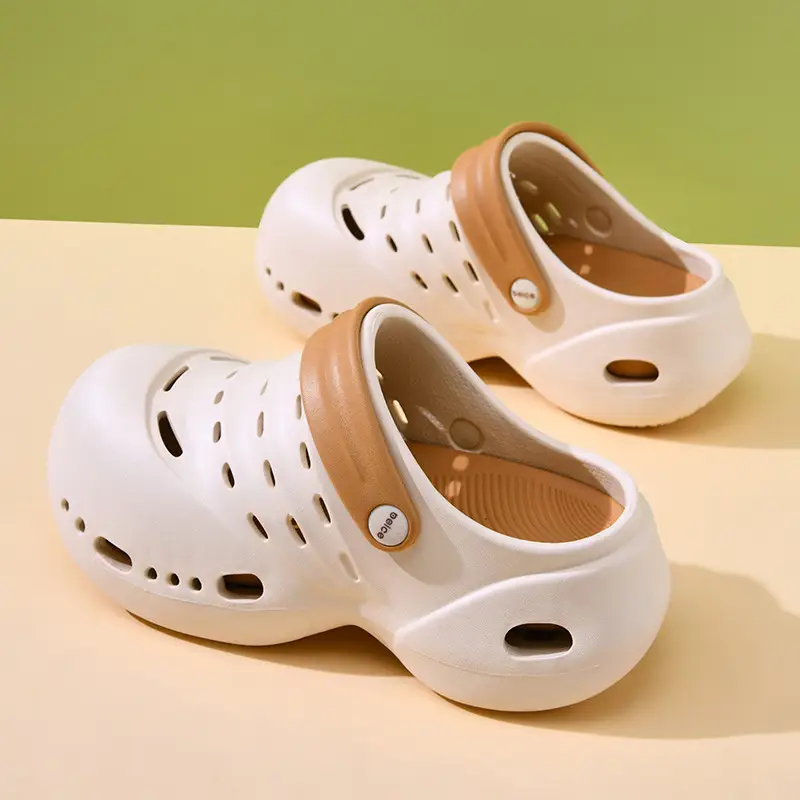 Women's outdoor shoes EVA thick-soled height-increasing breathable slippers summer non-slip non-smelly feet all-match cute Baotou drag - Image 6