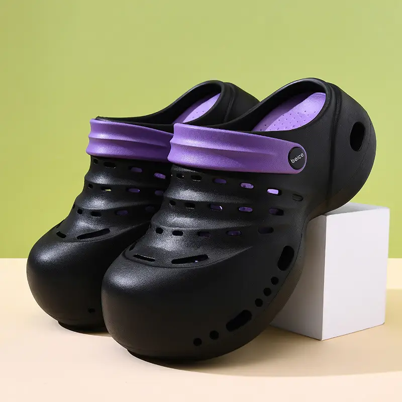 Women's outdoor shoes EVA thick-soled height-increasing breathable slippers summer non-slip non-smelly feet all-match cute Baotou drag - Image 3