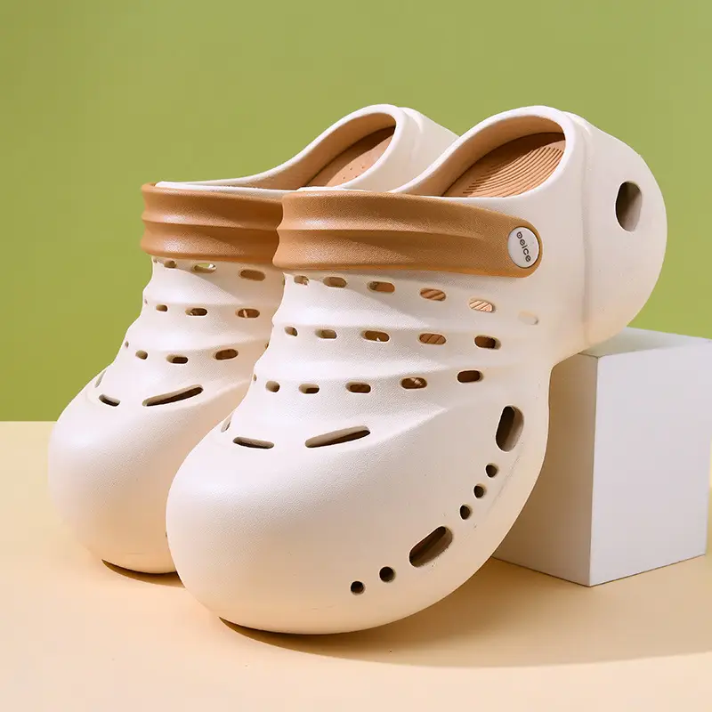 Women's outdoor shoes EVA thick-soled height-increasing breathable slippers summer non-slip non-smelly feet all-match cute Baotou drag - Image 4