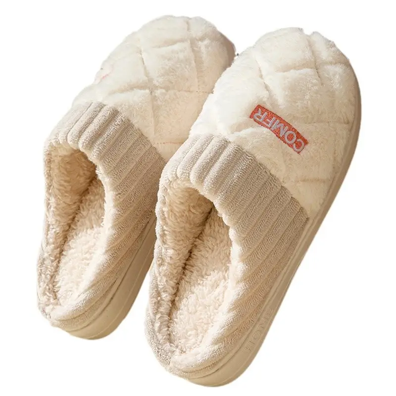 Cotton Moon Slippers Women Pink Winter Warm Indoor - Image 33