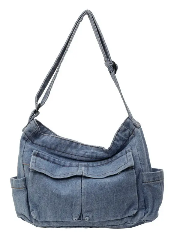 Women Denim Crossbody Bag Large Capacity 2024 - Image 8