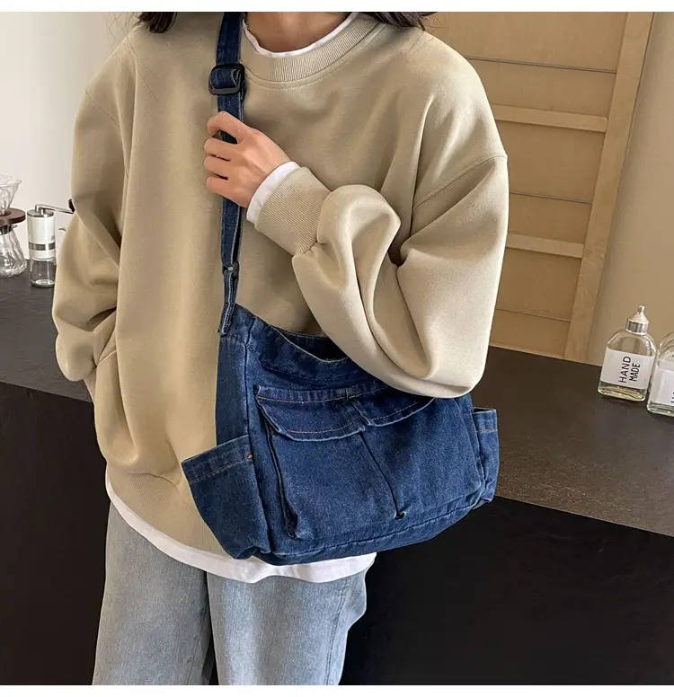 Women Denim Crossbody Bag Large Capacity 2024 — feature 15