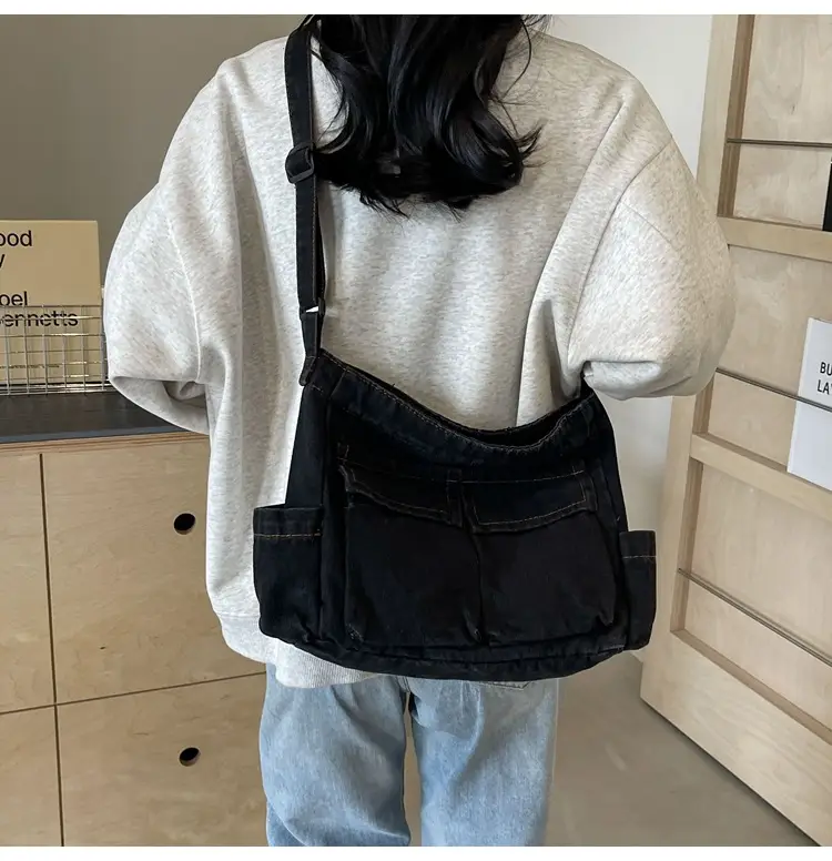 Women Denim Crossbody Bag Large Capacity 2024 — feature 18