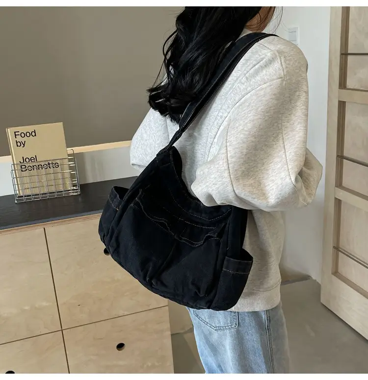 Women Denim Crossbody Bag Large Capacity 2024 — feature 21