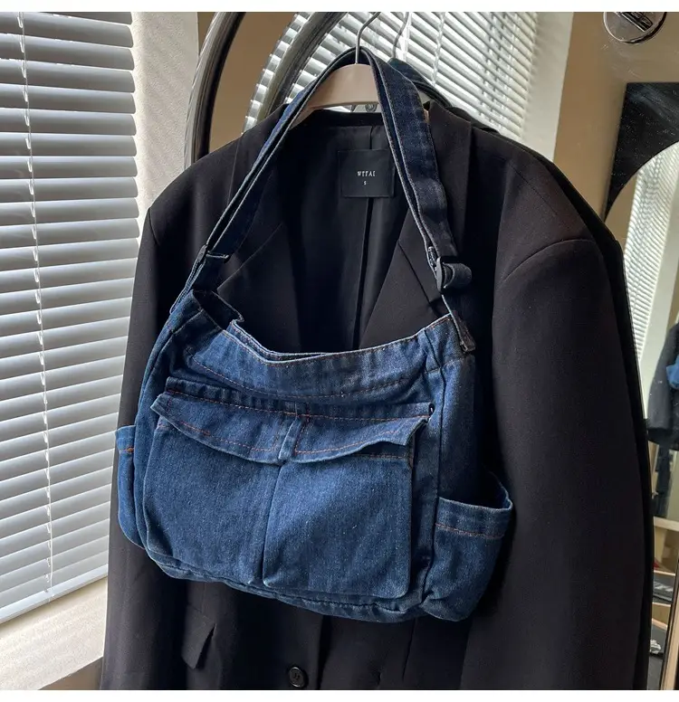 Women Denim Crossbody Bag Large Capacity 2024 — feature 24