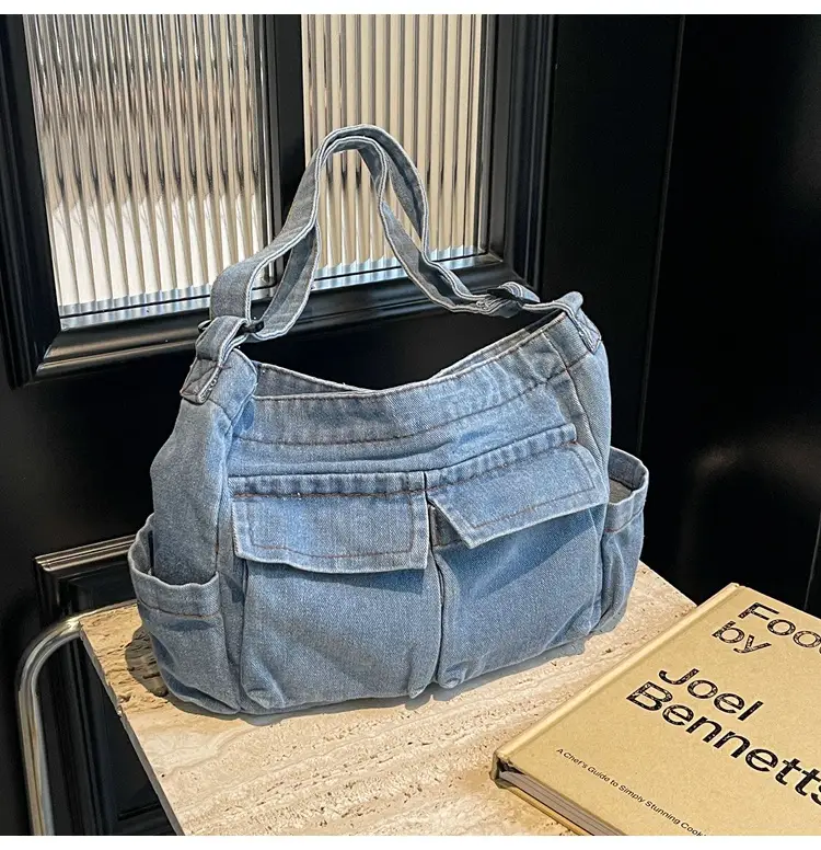 Women Denim Crossbody Bag Large Capacity 2024 — feature 26