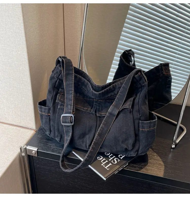 Women Denim Crossbody Bag Large Capacity 2024 — feature 28