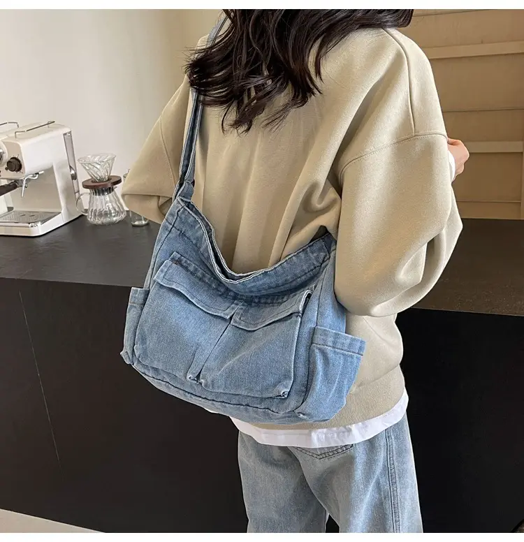 Women Denim Crossbody Bag Large Capacity 2024 — feature 9