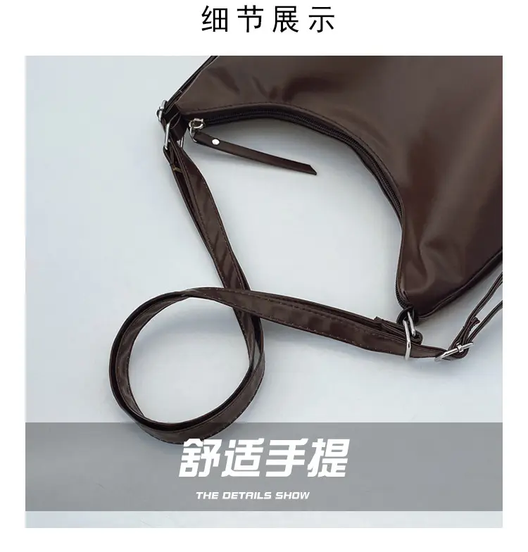 Women's Black Korean Style Shoulder Bag with Cloud Charm — feature 2