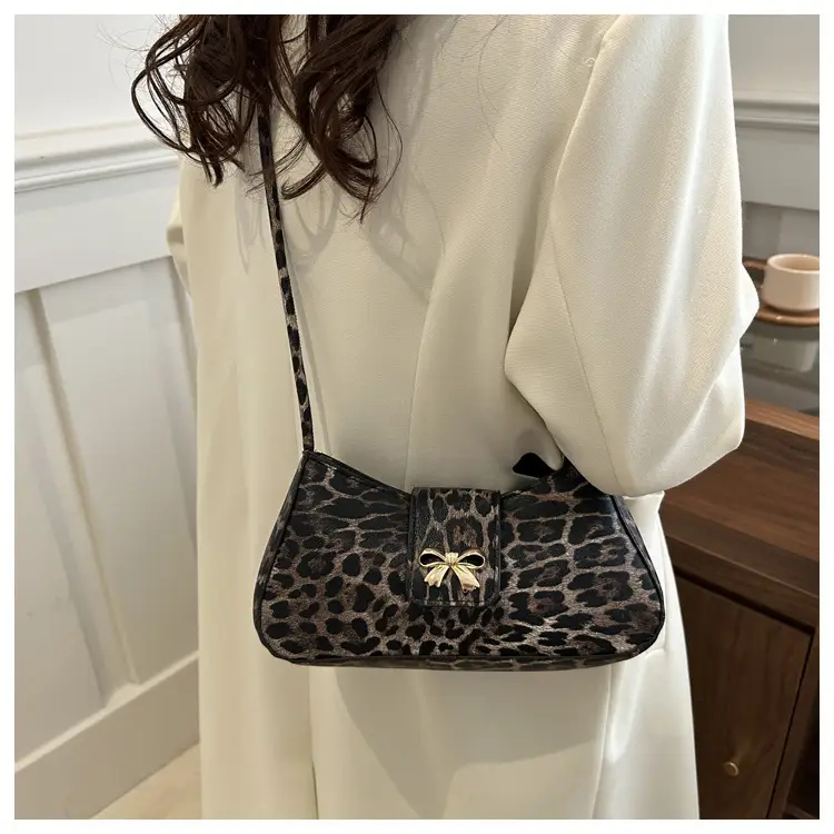 Leopard Print Women's Shoulder Bag 2024 Autumn Winter — feature 20