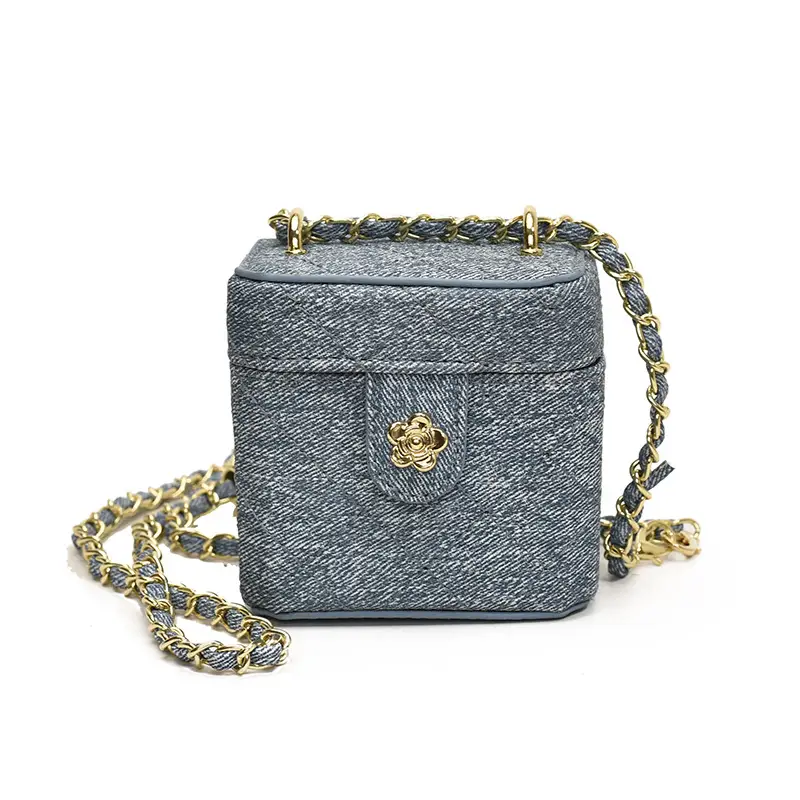 Silver Embroidery Chain Mini Bag Women 2024 - Image 5