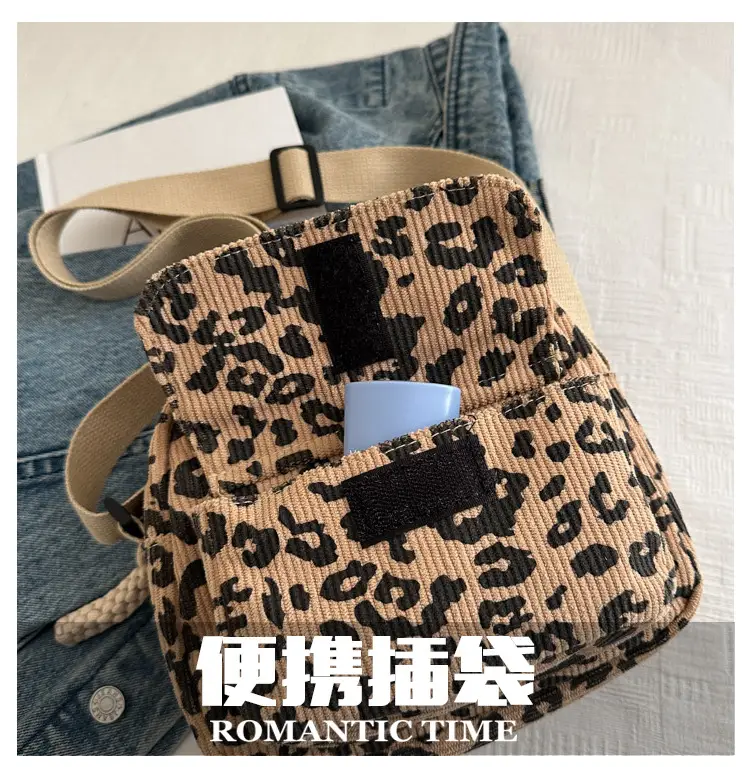 Leopard Print Shoulder Bag 2024 Winter New — feature 4