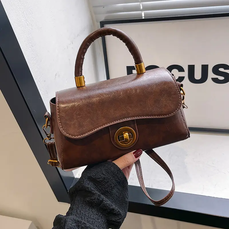 Brown Leather Shoulder Crossbody Bag for Women 2024 - Image 11