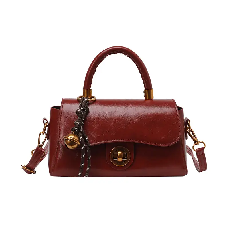 Brown Leather Shoulder Crossbody Bag for Women 2024 - Image 5
