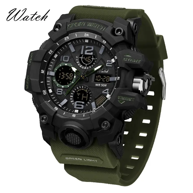 Sanda Multi-Function Chronograph Watch Black Sporty Design - Image 4