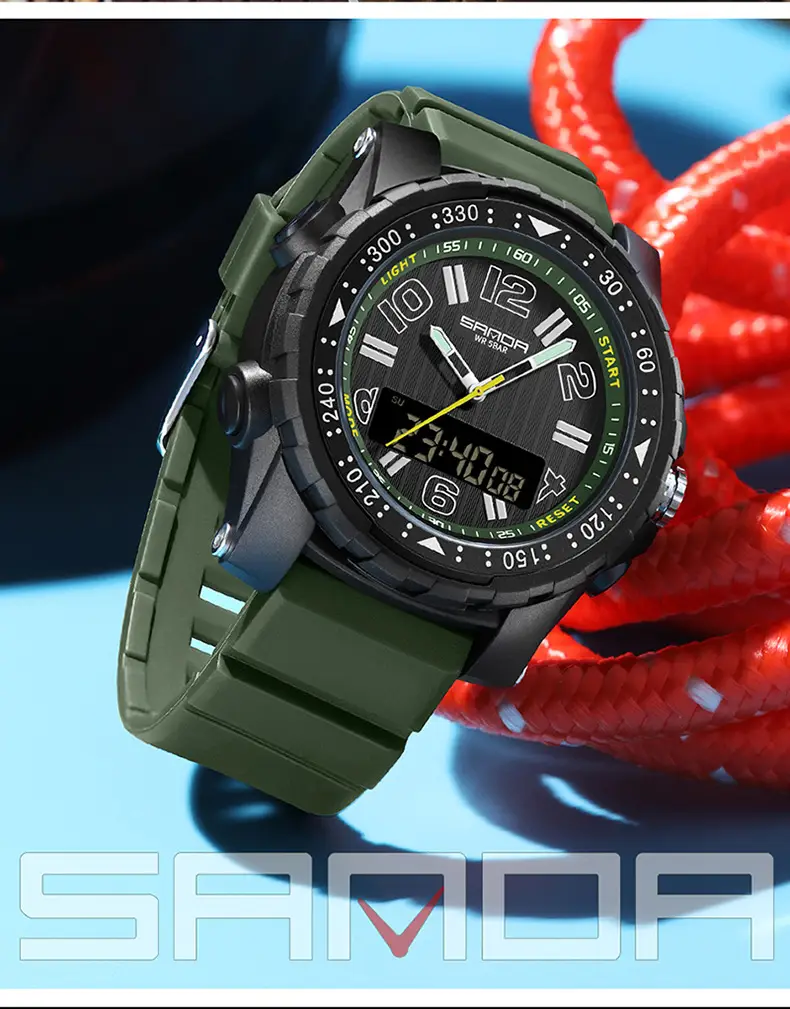 Sanda Cross-border Waterproof Dual Display Sports Watch — feature 28