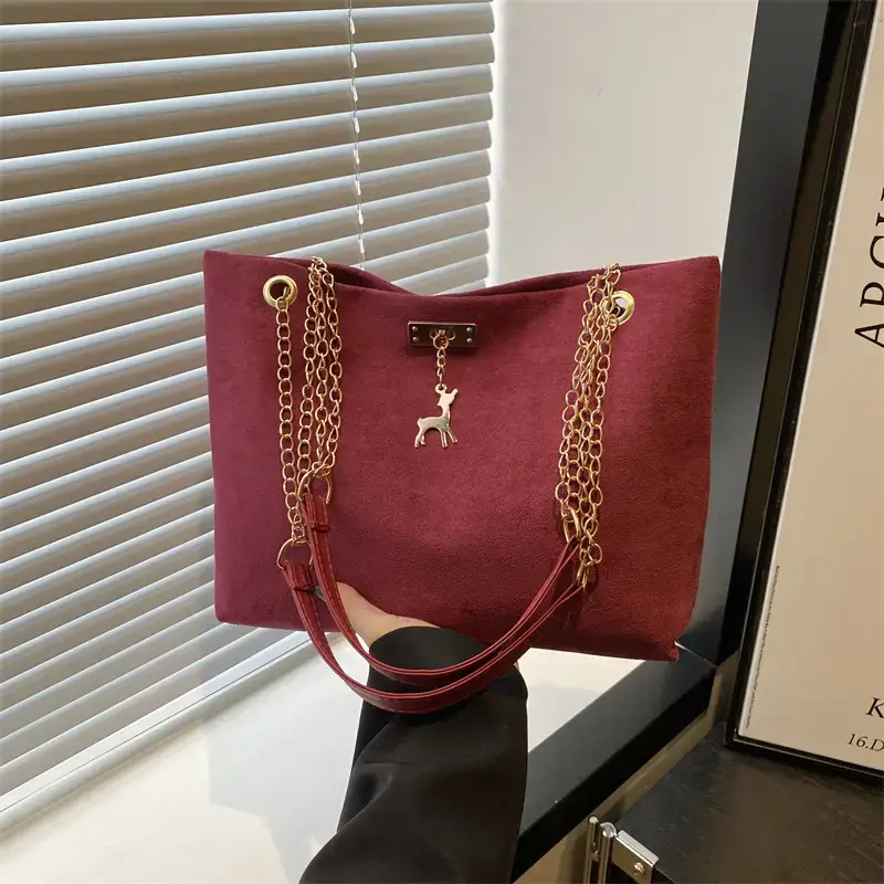 Vintage Chain Shoulder Bag Women 2024 Winter New Style - Image 6