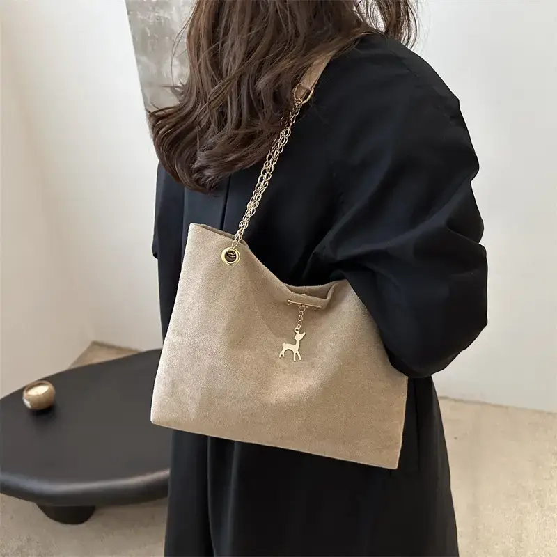 Vintage Chain Shoulder Bag Women 2024 Winter New Style - Image 7