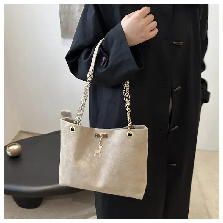 Vintage Chain Shoulder Bag Women 2024 Winter New Style — feature 16